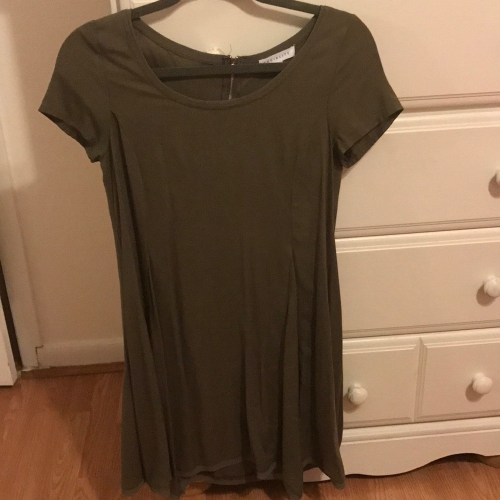 Military green dress!!